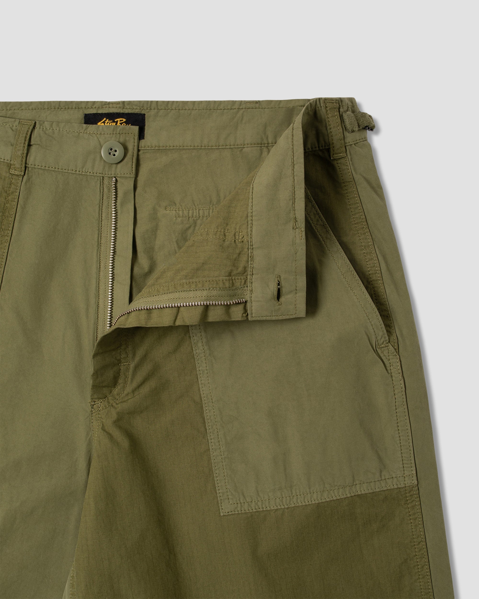 K Short - Olive Rs/Poplin Mix - Image 5