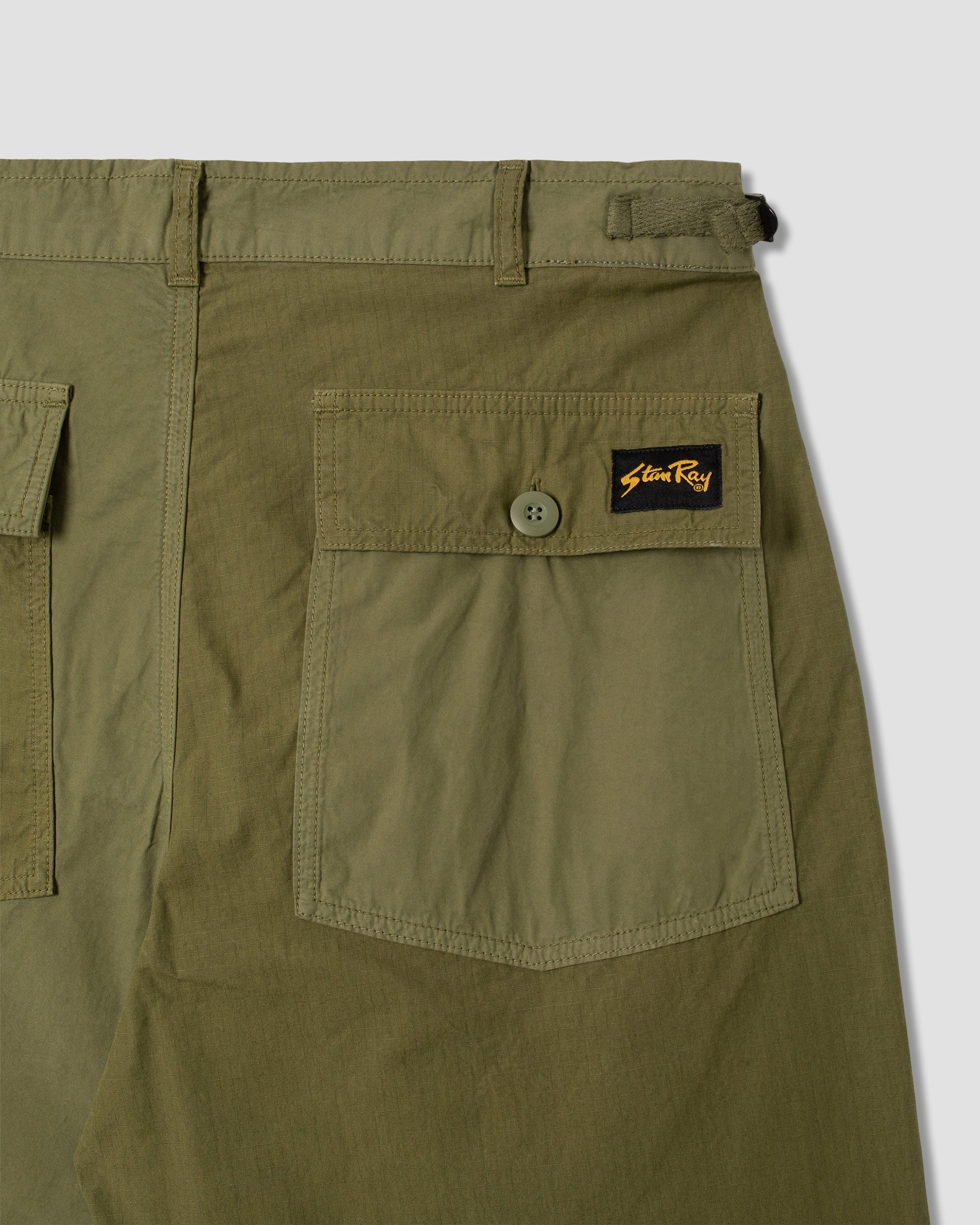 K Short - Olive Rs/Poplin Mix - Image 6