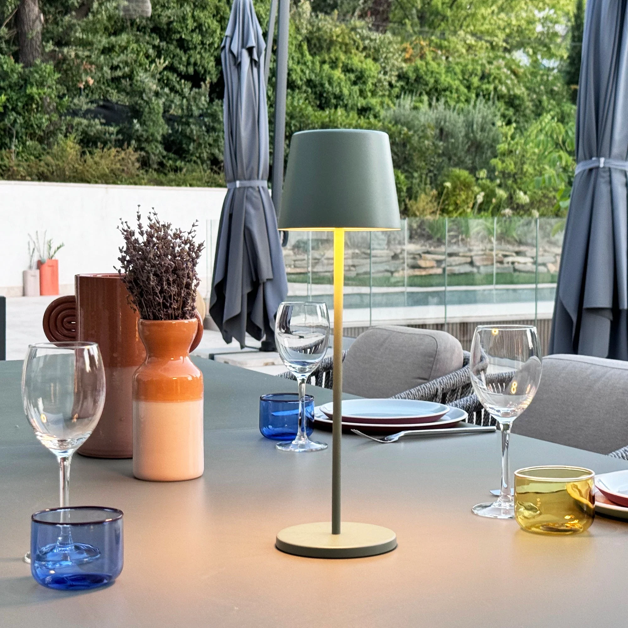 Lampe De Table Sans Fil - Kelly Olive - Image 4