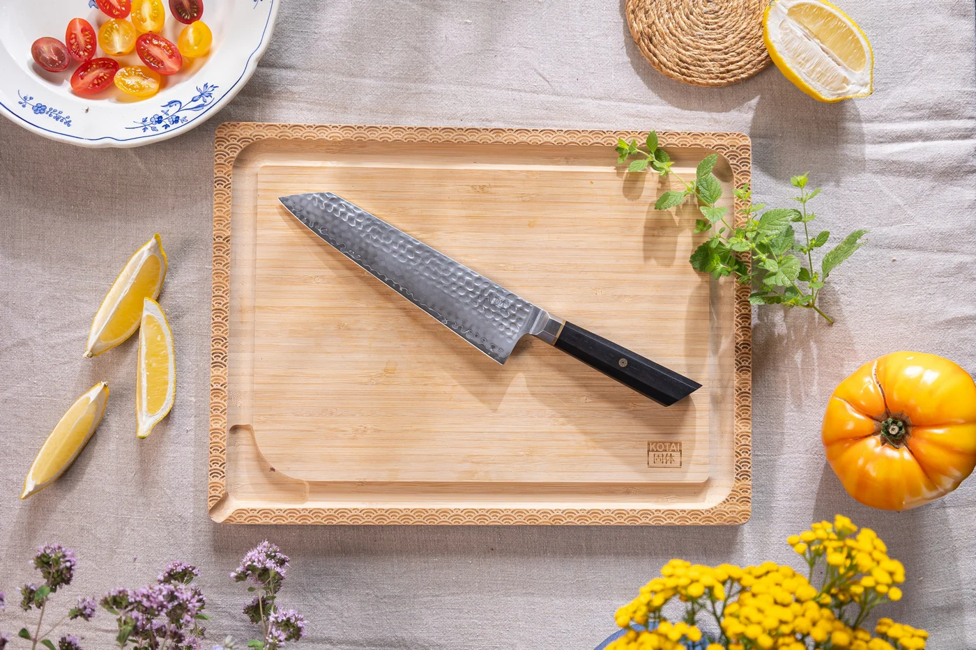 Collection Bunka San-Mai - Couteau De Chef Kiritsuke - 21cm - Image 2