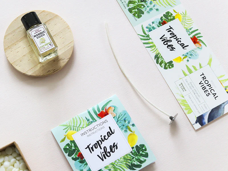 Kit Bougie Diy - Tropical Vibes - Image 7