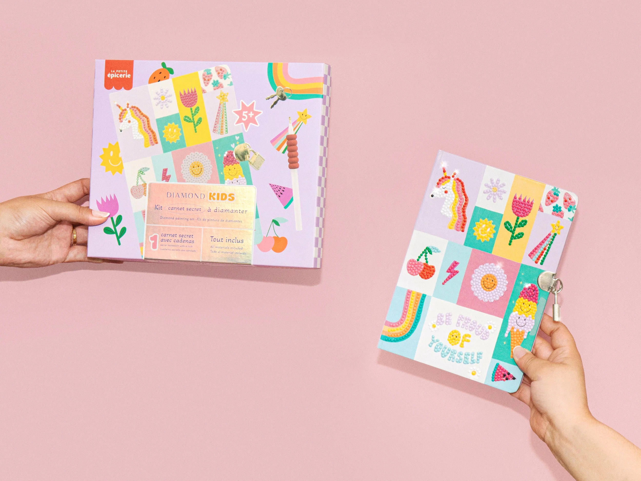 Kit Créatif Diamond Painting Kids - Carnet Secret - Image 8