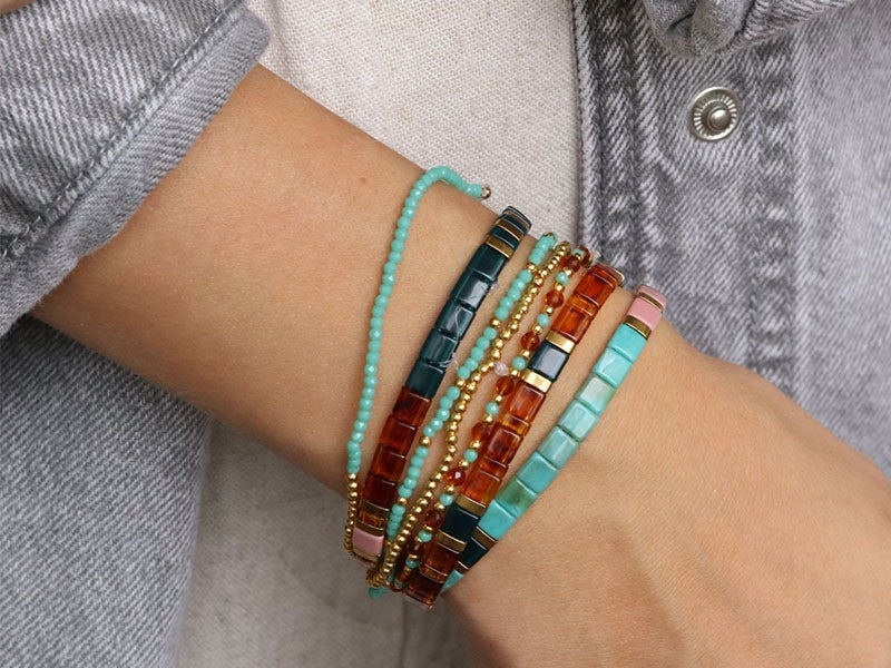 Kit Diy Bijouterie - Mon Set De Bracelets Perlés - Doré - Image 2