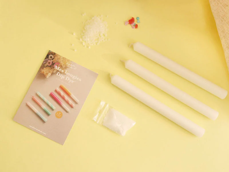 Kit Diy Home Déco - Mes Bougies Dip Dye - Agrumes - Image 2