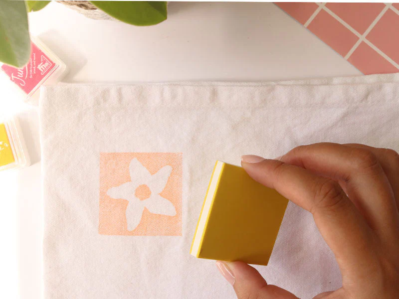 Kit Diy Home Déco - Mes Tampons En Linogravure Sur Torchon - Image 5