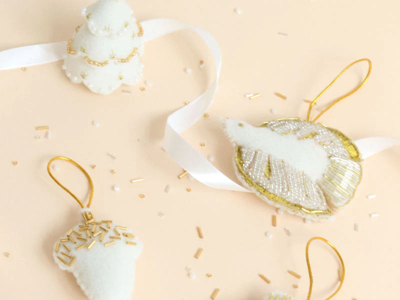 Kit Diy Mercerie - Mes Décorations De Noël En Feutrine - Image 3