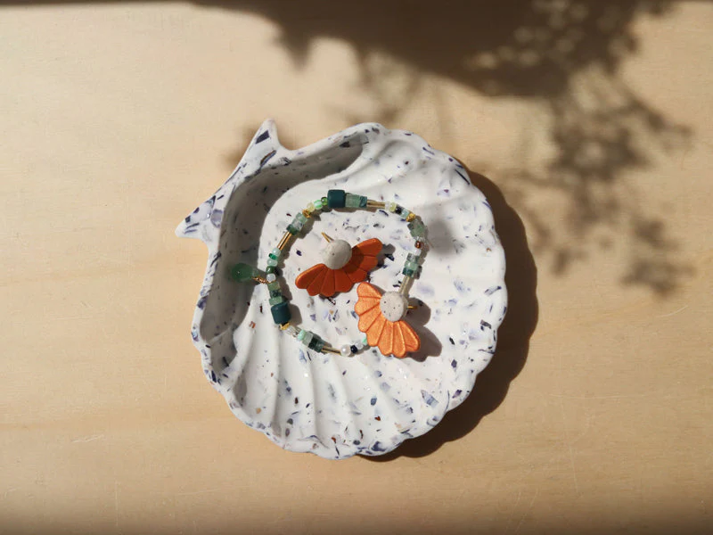 Kit Diy Home Déco - Ma Coupelle Coquillage En Jesmonite - Image 2