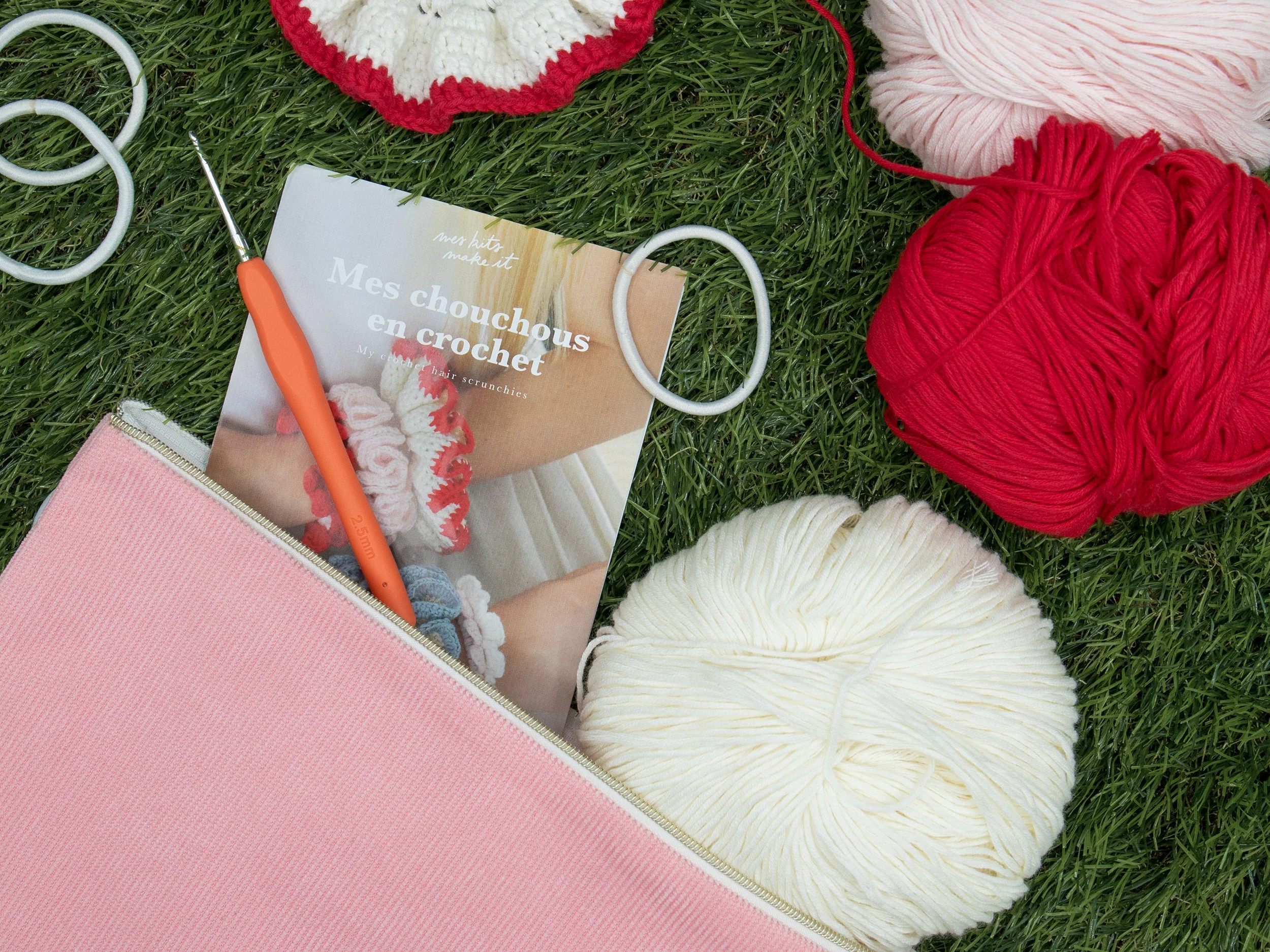 Kit Diy Mercerie - Mes Chouchous En Crochet - Sorbet - Image 11