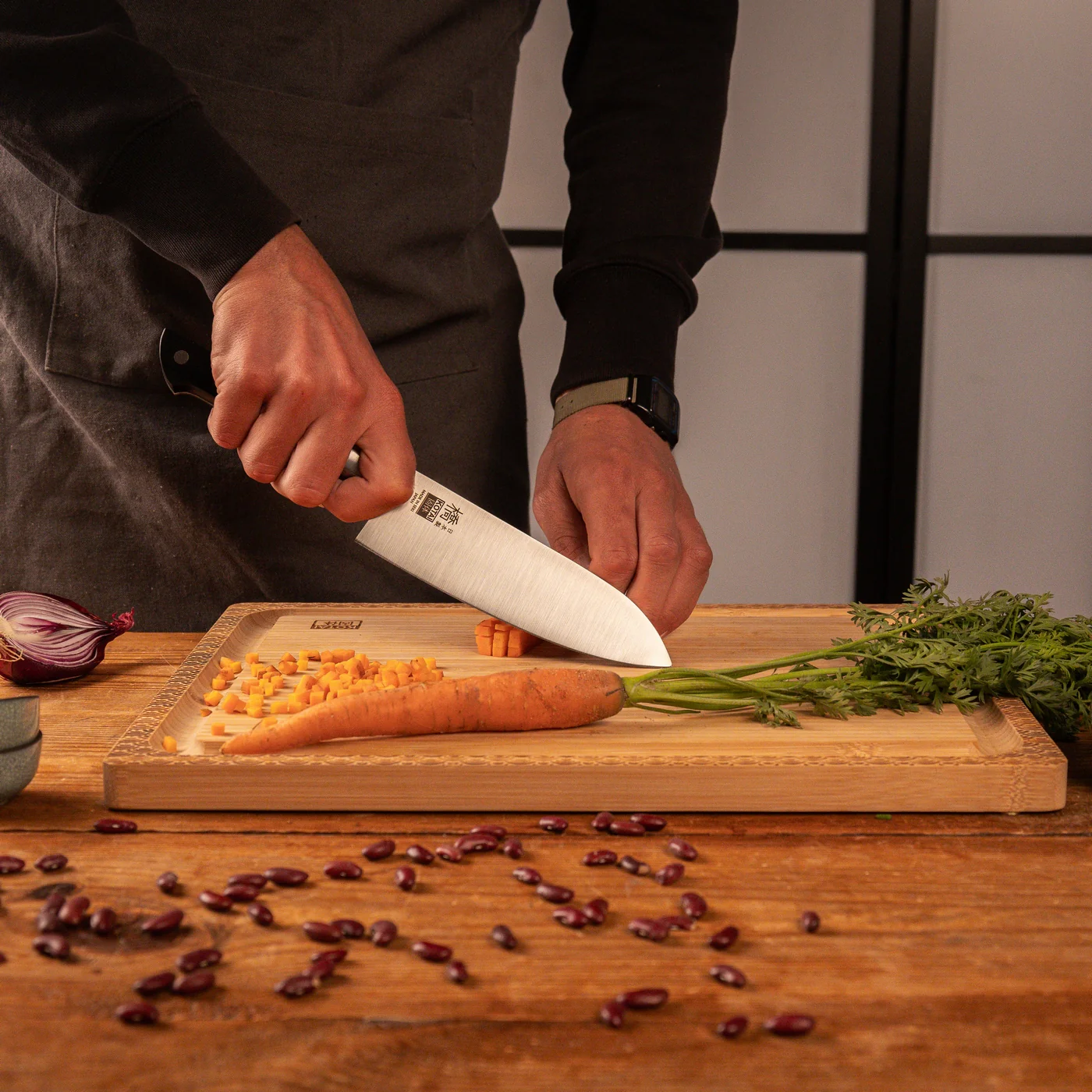 Collection Hashi Classique - Couteau Santoku - 17cm - Image 5