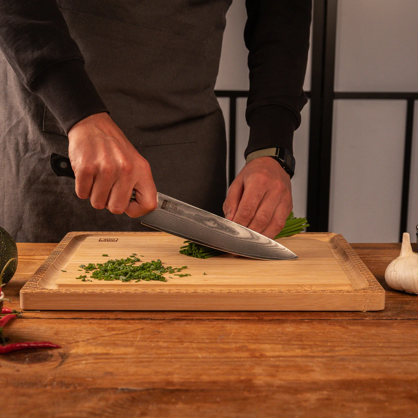 Collection Hashi Damas - Couteau de Chef Gyuto - 20cm - Image 3