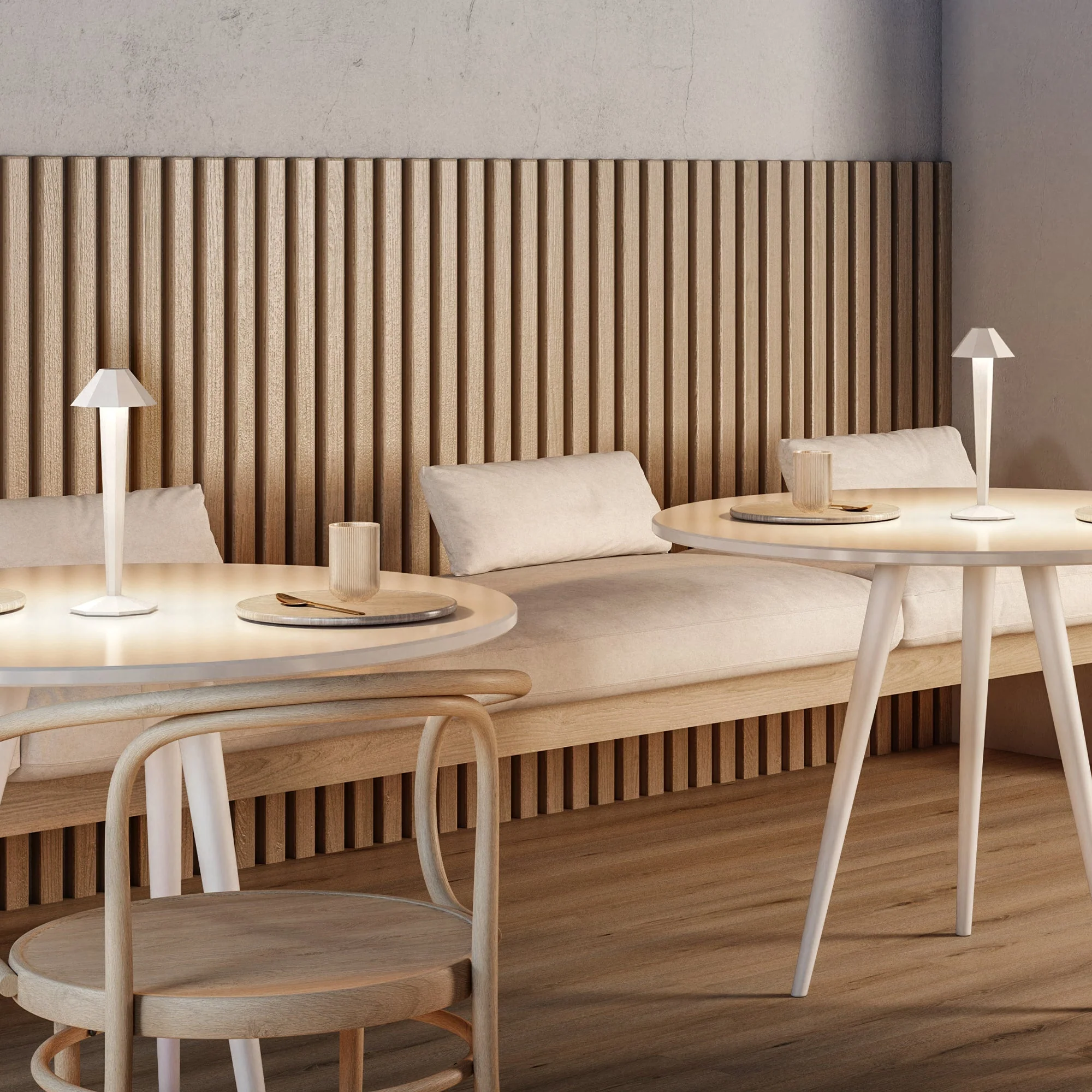 Lampe De Table Sans Fil - Krypton White