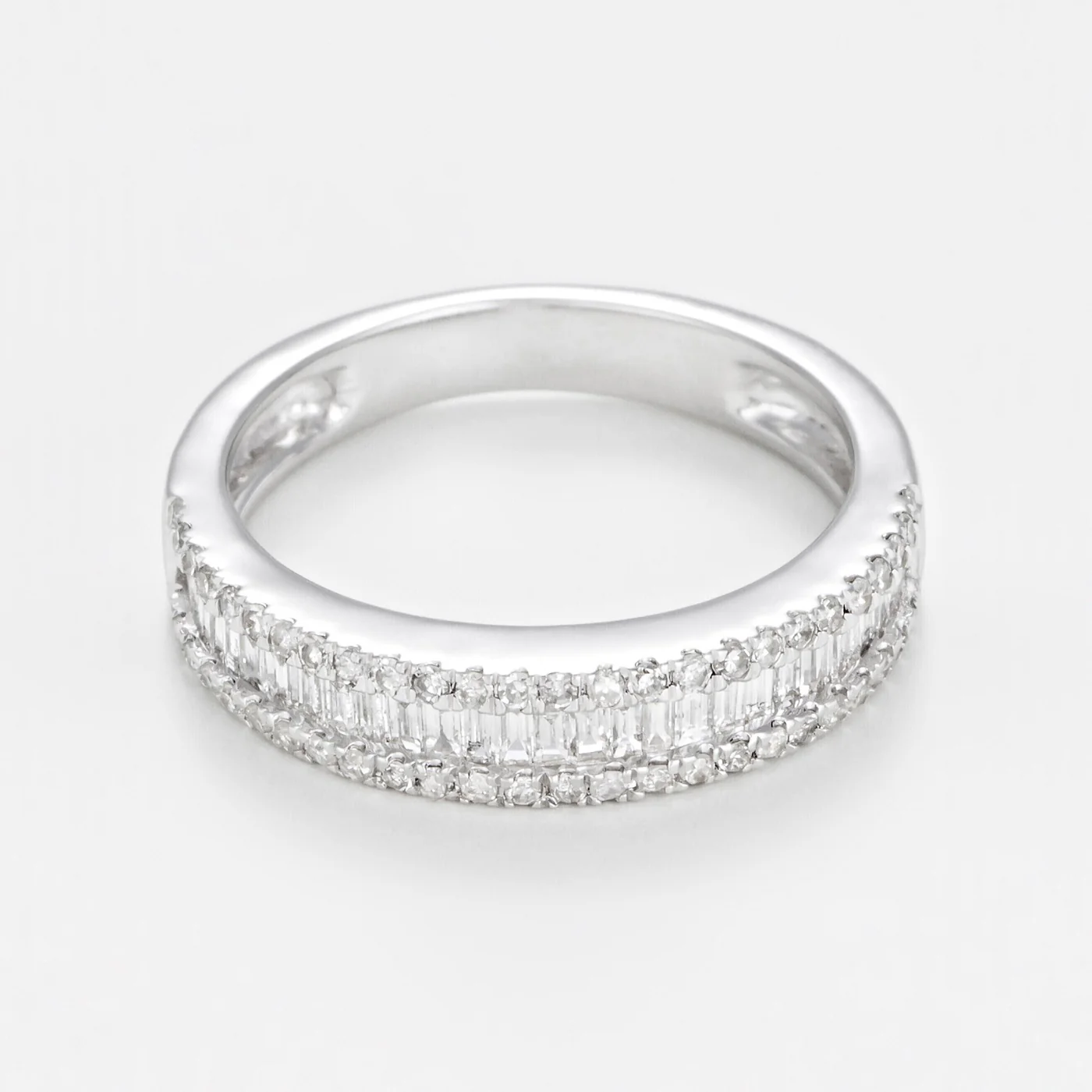 Bague "Marabella" Diamants 0,63/81 - Or Blanc 375/1000 - Image 3