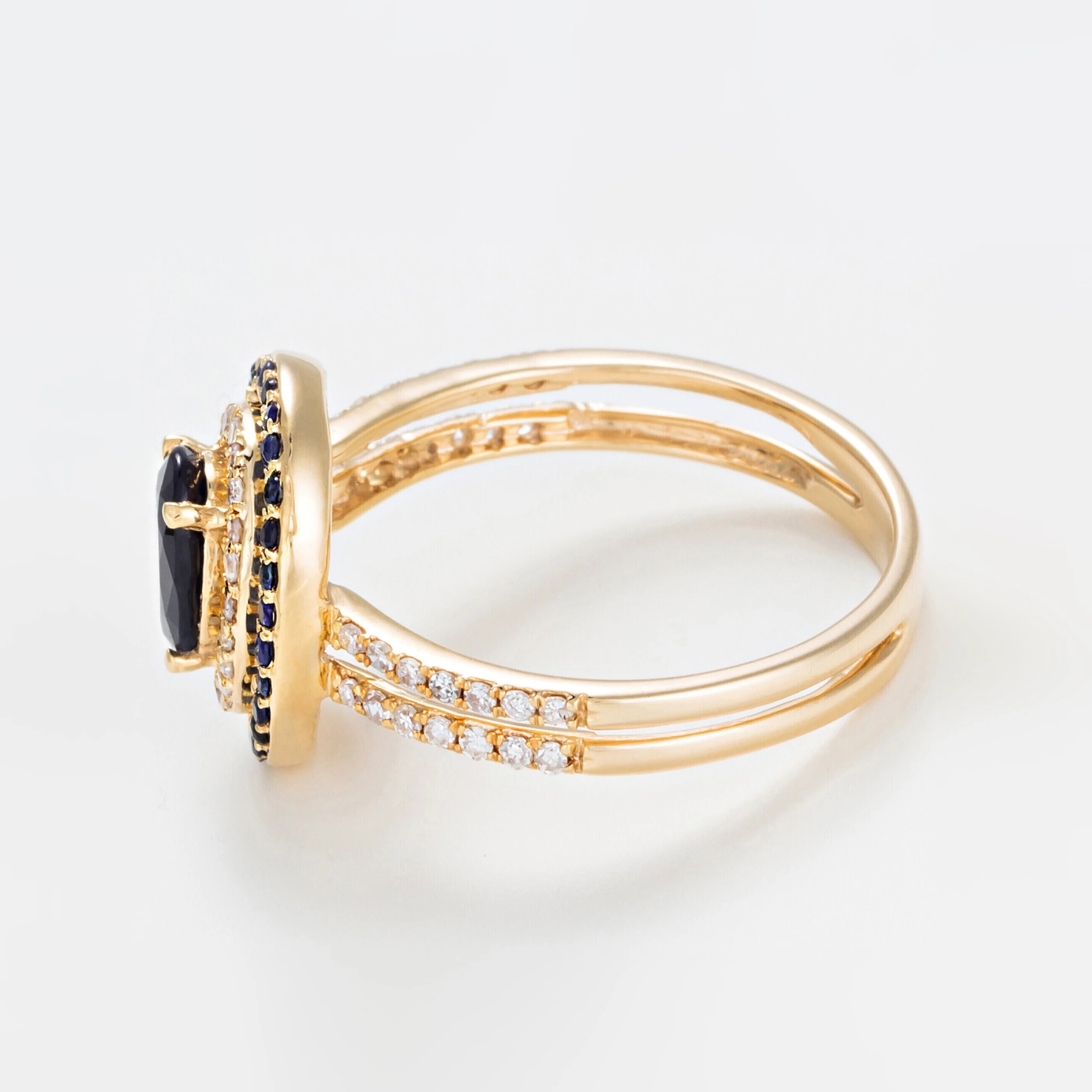 Bague "Firenze Nouvelle" D0,25/50; S0,17/28; S1,08/1 - Or Jaune 375/1000 - Image 2