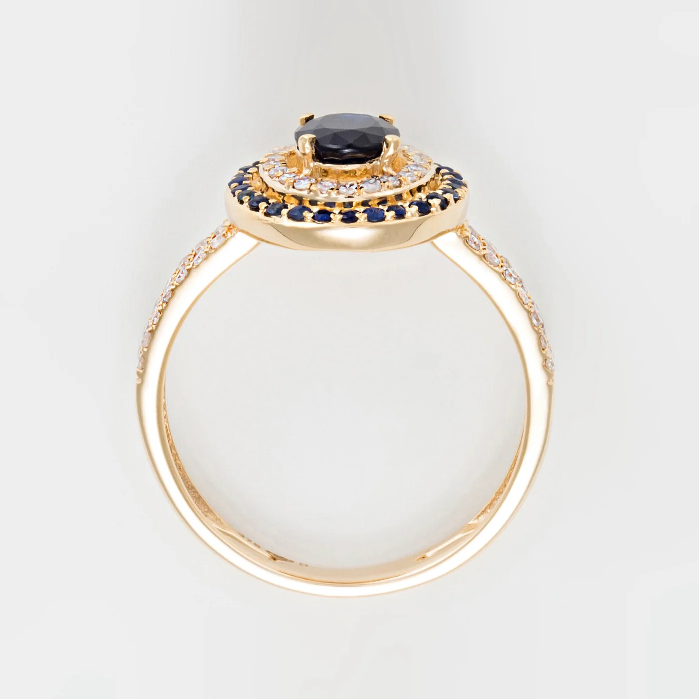 Bague "Firenze Nouvelle" D0,25/50; S0,17/28; S1,08/1 - Or Jaune 375/1000 - Image 3