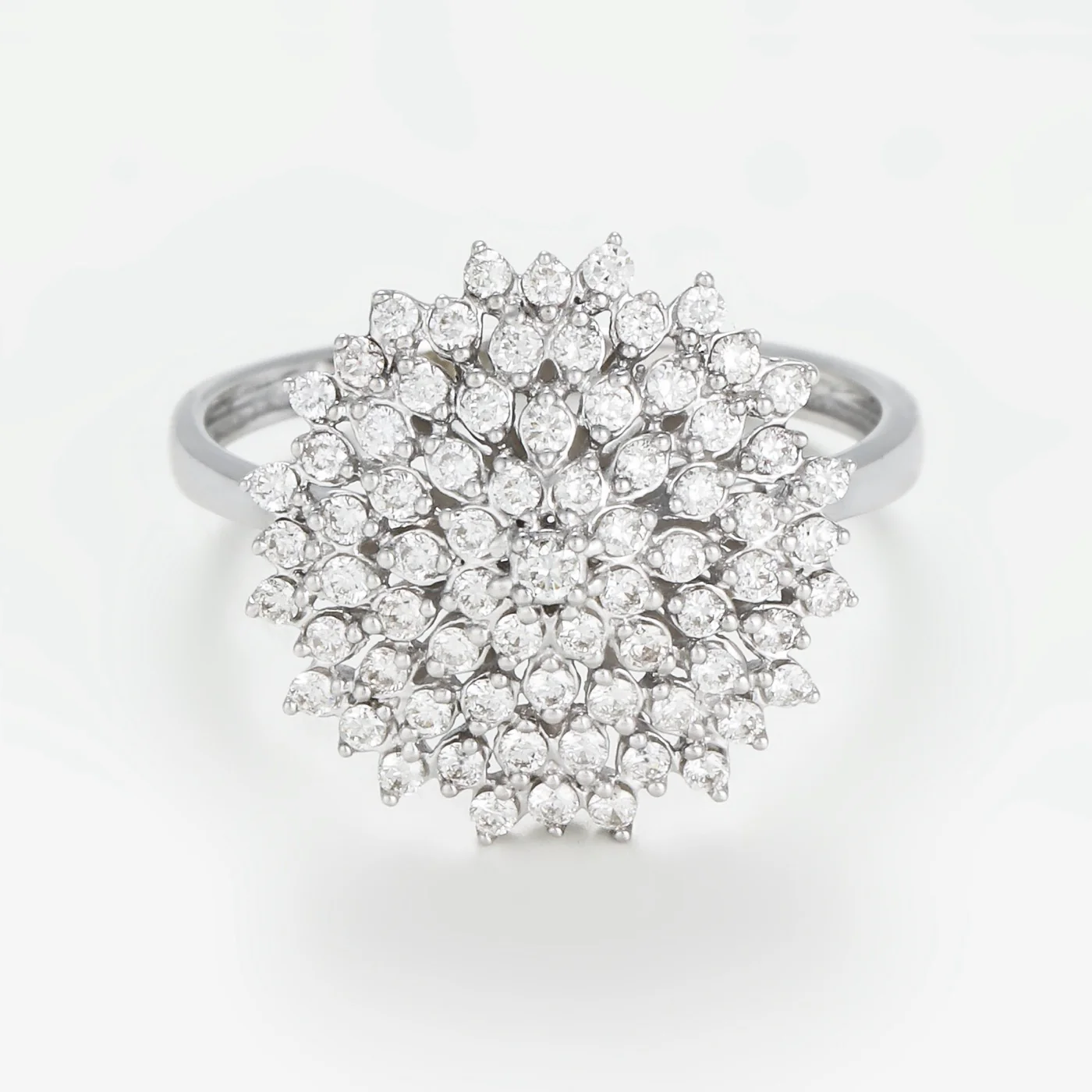 Bague "Gathas" D0,50/73 - Or Blanc 375/1000 - Image 3