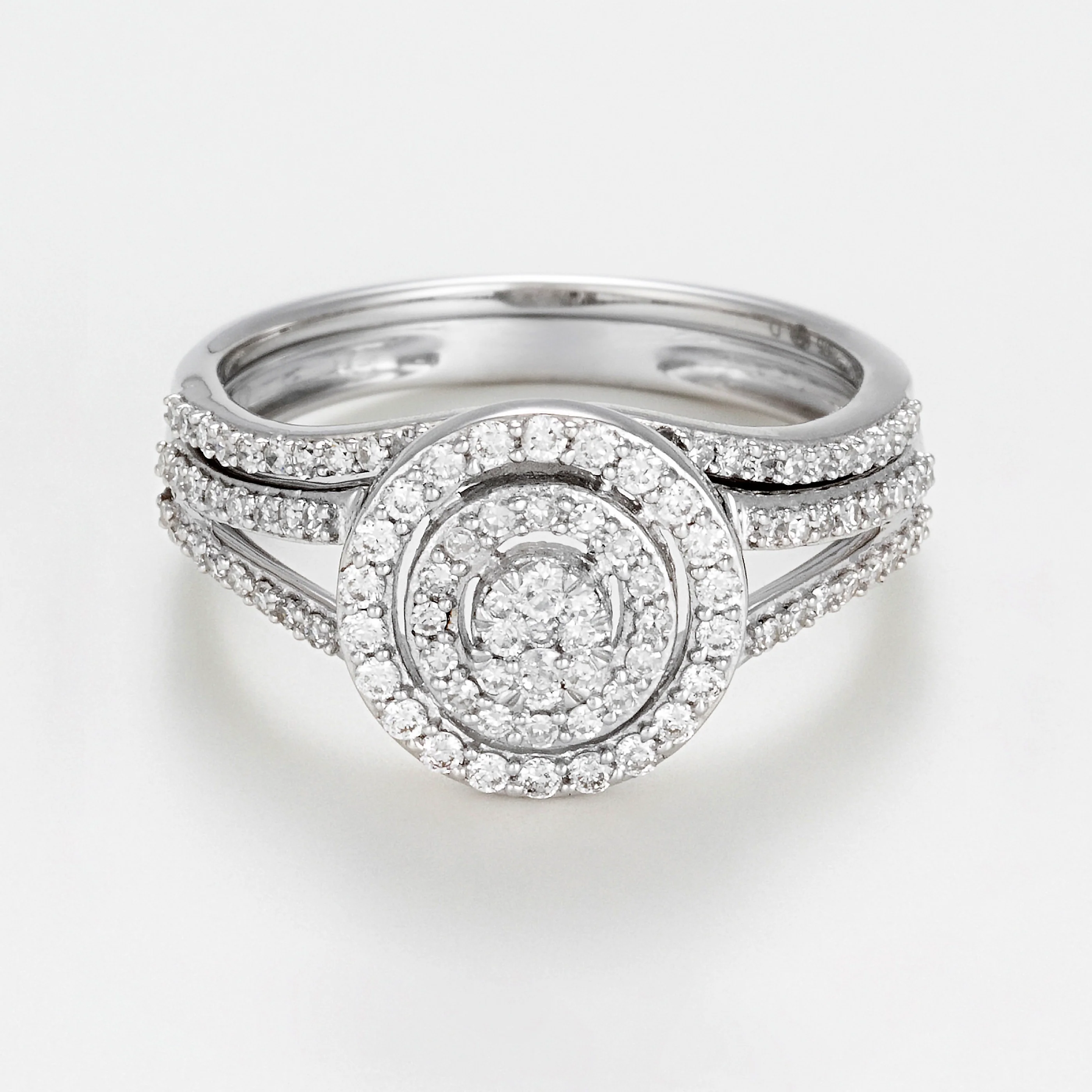 Bague Duo D0,5/106 - Or Blanc 375/1000 - Image 3