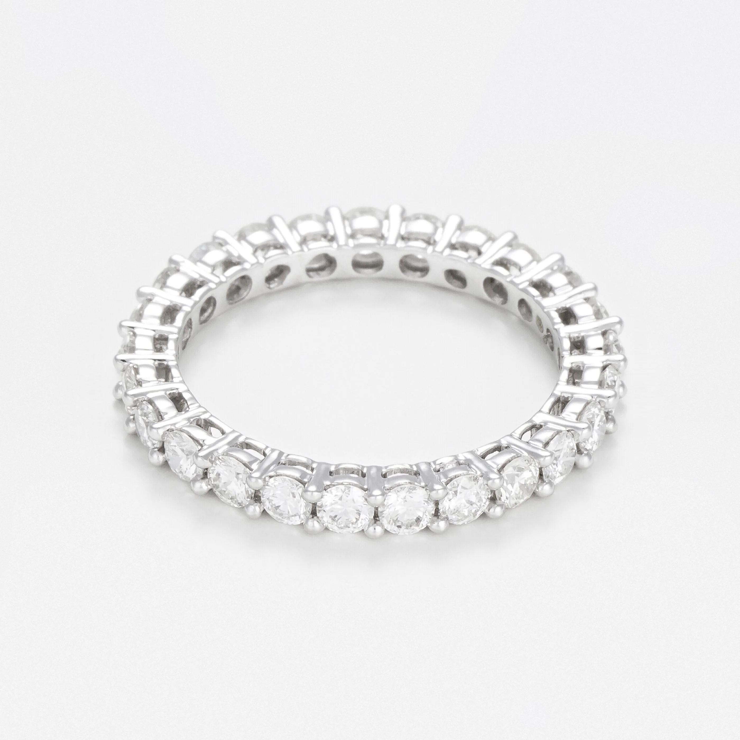 Bague "Mon Tour Complet 2Ct" Diamant 2Cts/22 - Or Blanc 750/1000 - Image 2