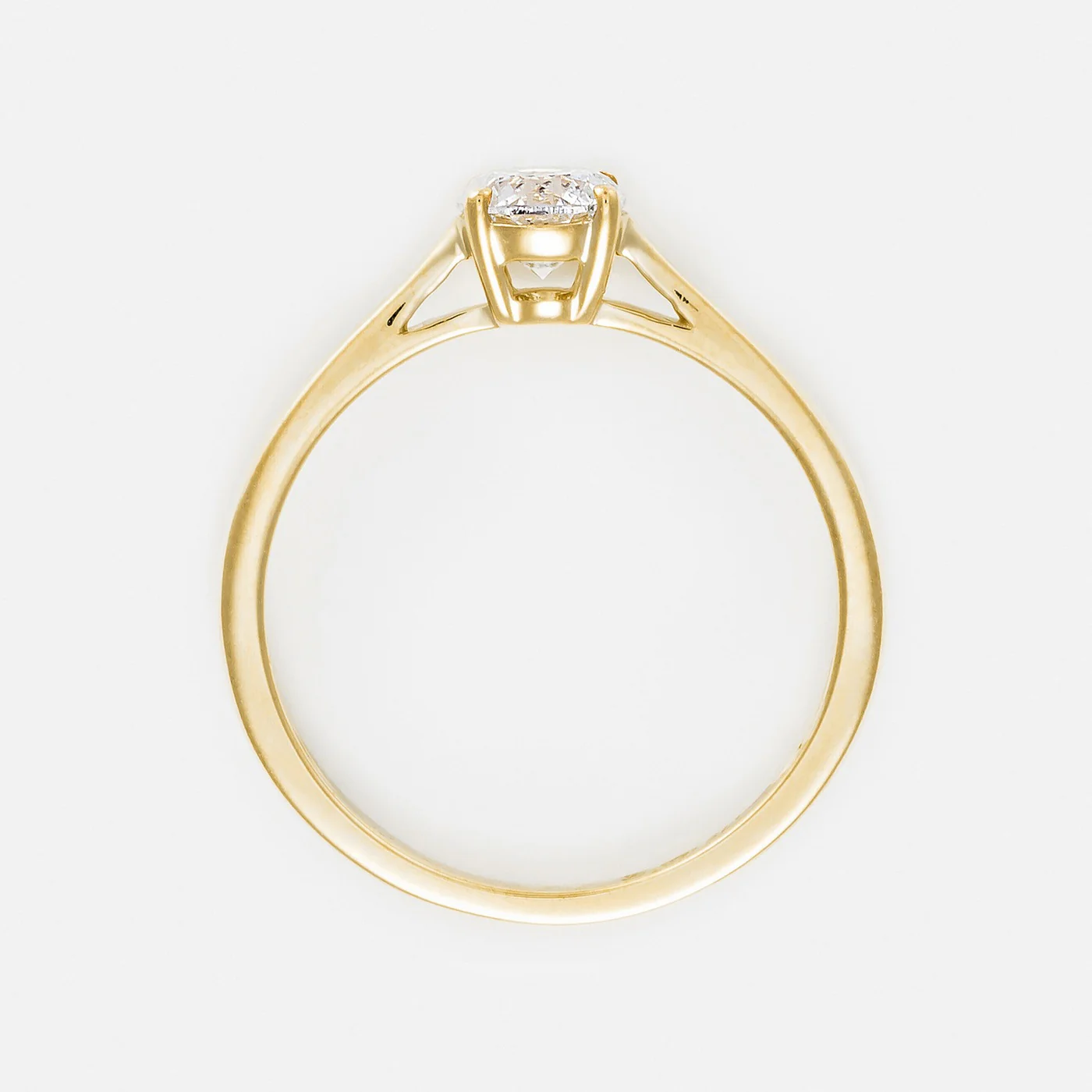 Bague "Solitaire Impérial 0,5" D0,5Ct/1 - Or Jaune 375/1000 - Image 4