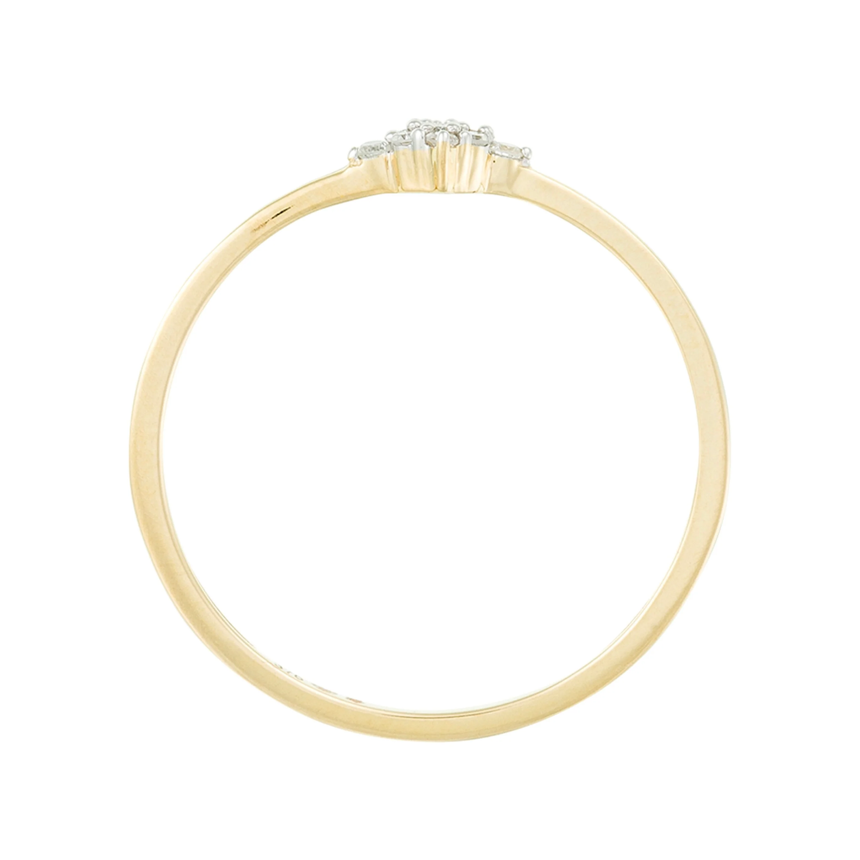 Bague "Alma" Diamants 0,05/9 - Or Jaune 375/1000 - Image 2