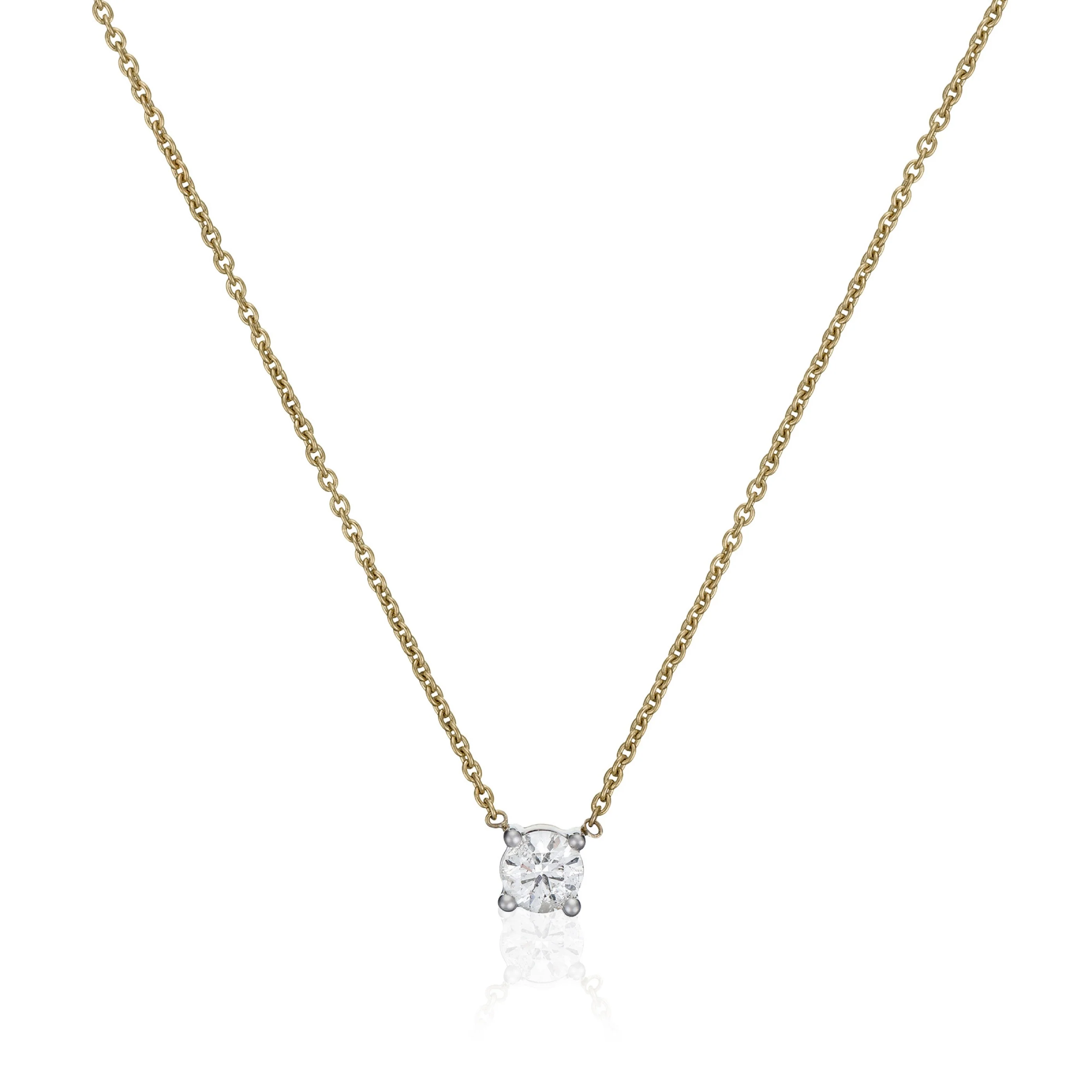 Collier "Brillant D'Amour" D0,33/1 Or Jaune 750/1000 - Or Jaune 750/1000 - Image 2