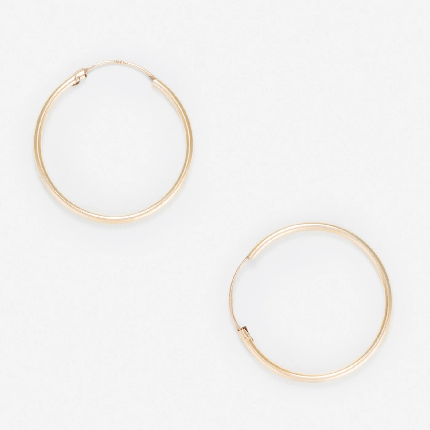 Boucles D'Oreilles "Sublimes Créoles" 20 Mm Or Jaune 375/1000 - Or Jaune 375/1000 - Image 3