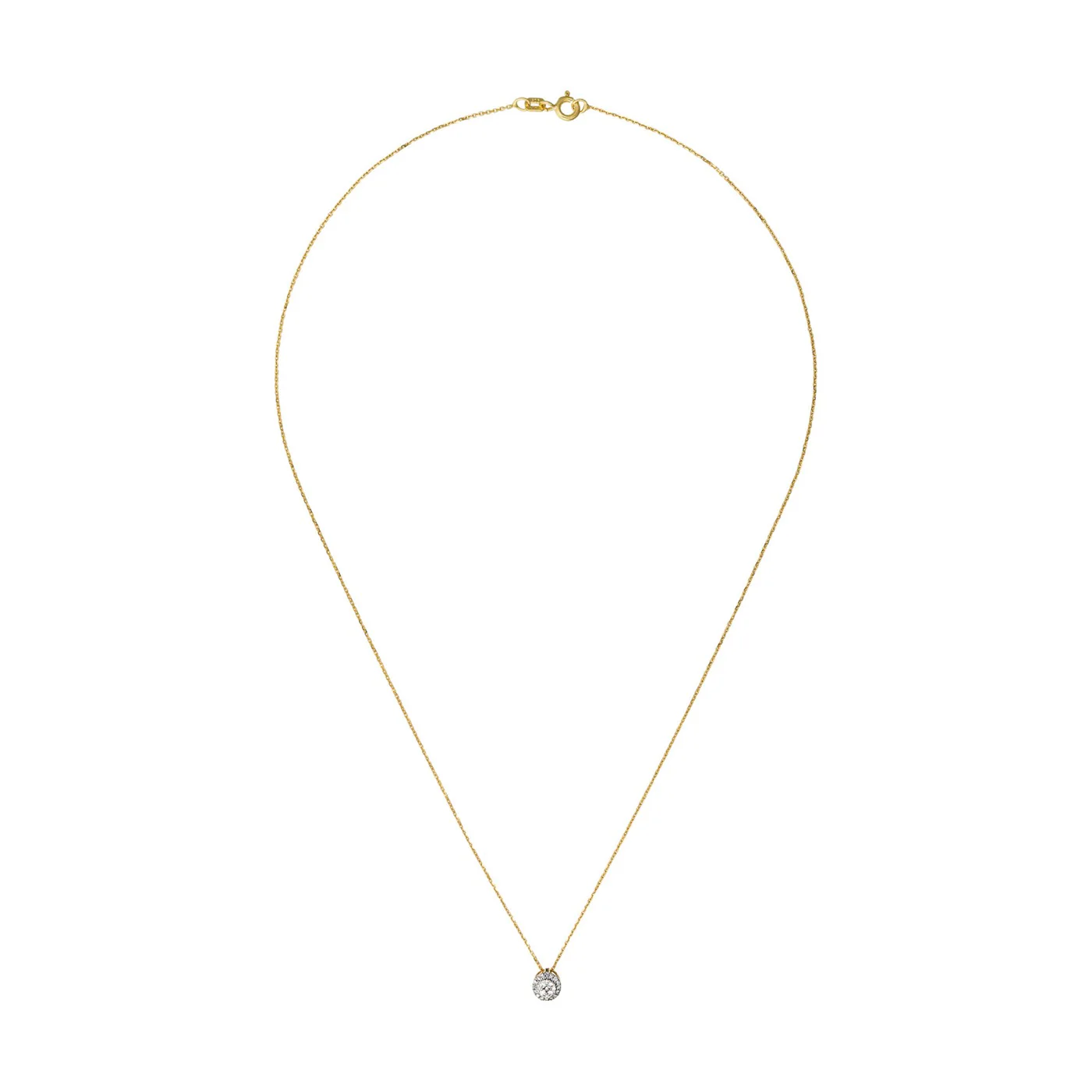 Pendentif "Mon Brillant" Diamants : 0,12/25 - Or Jaune 375/1000 - Image 3