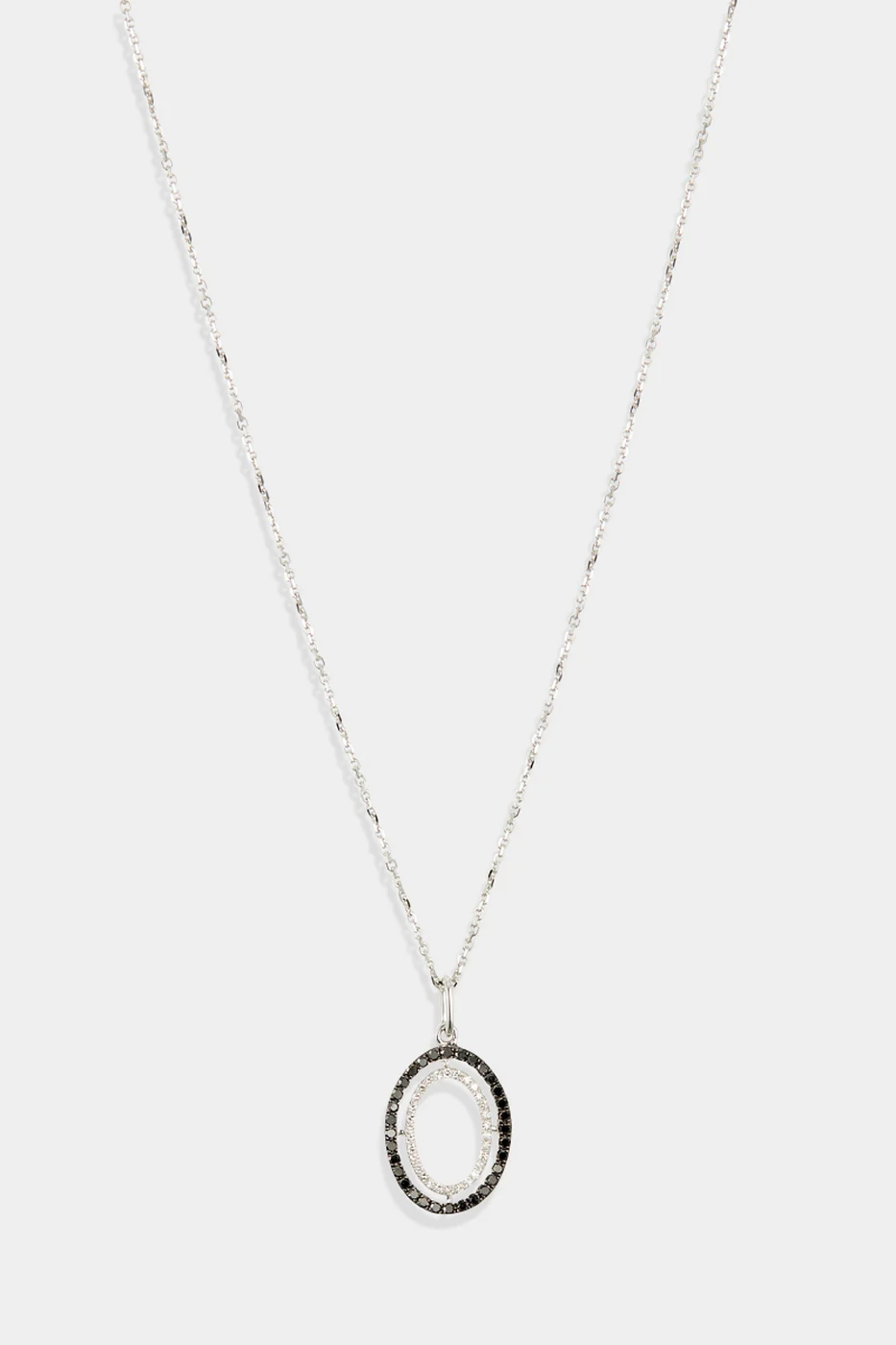 Pendentif "Elaine" D0,08/30 Dn0,22/32 - Or Blanc 375/1000 - Image 2