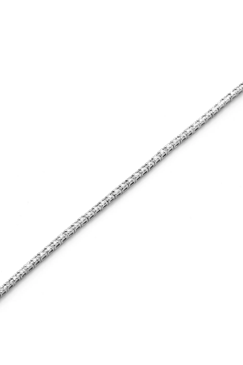 Bracelet Rivière Diamants 0,24Ct/92 - Or Blanc 375/1000 - Image 3