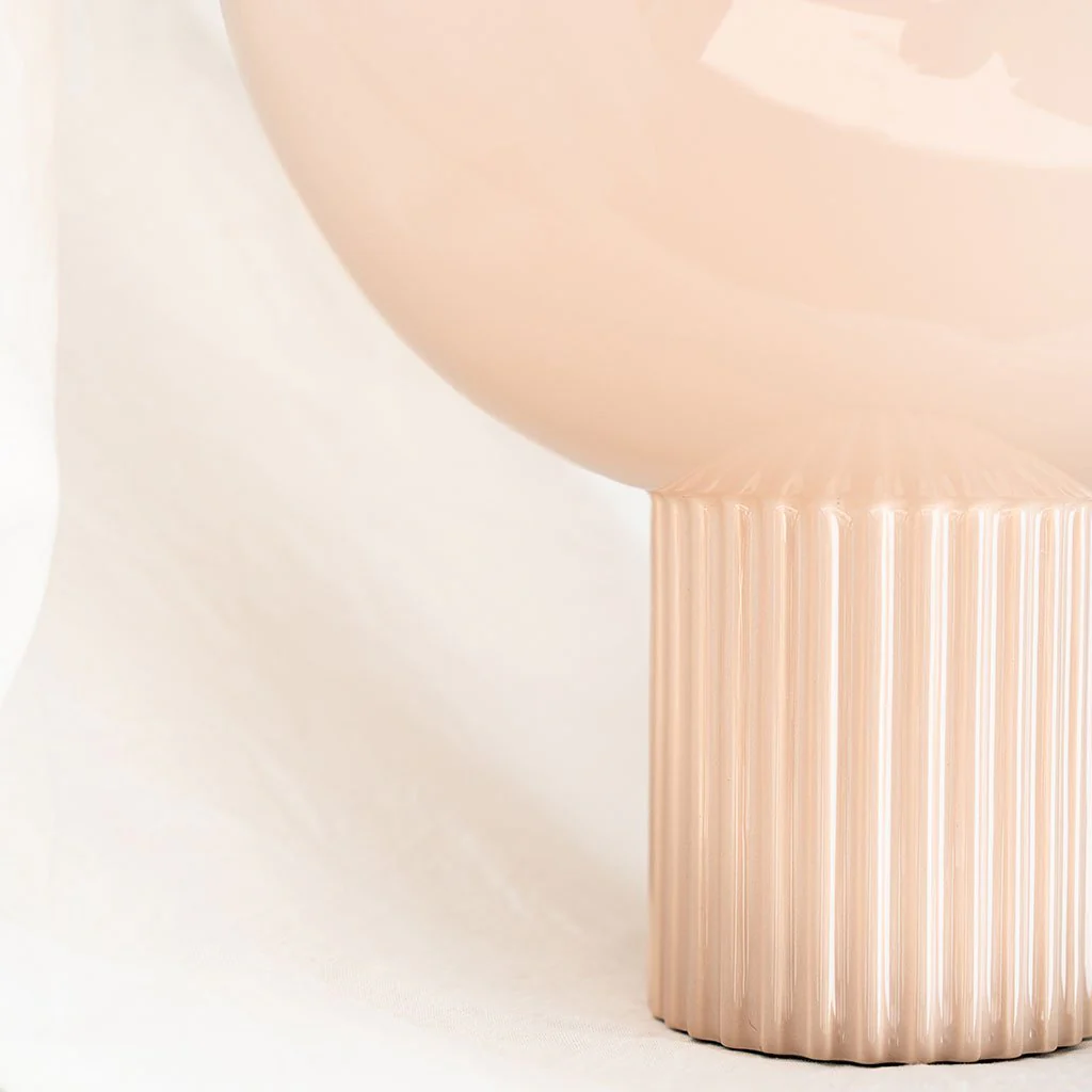 Lampe En Céramique Coupo - Poudré Brillant - Image 8