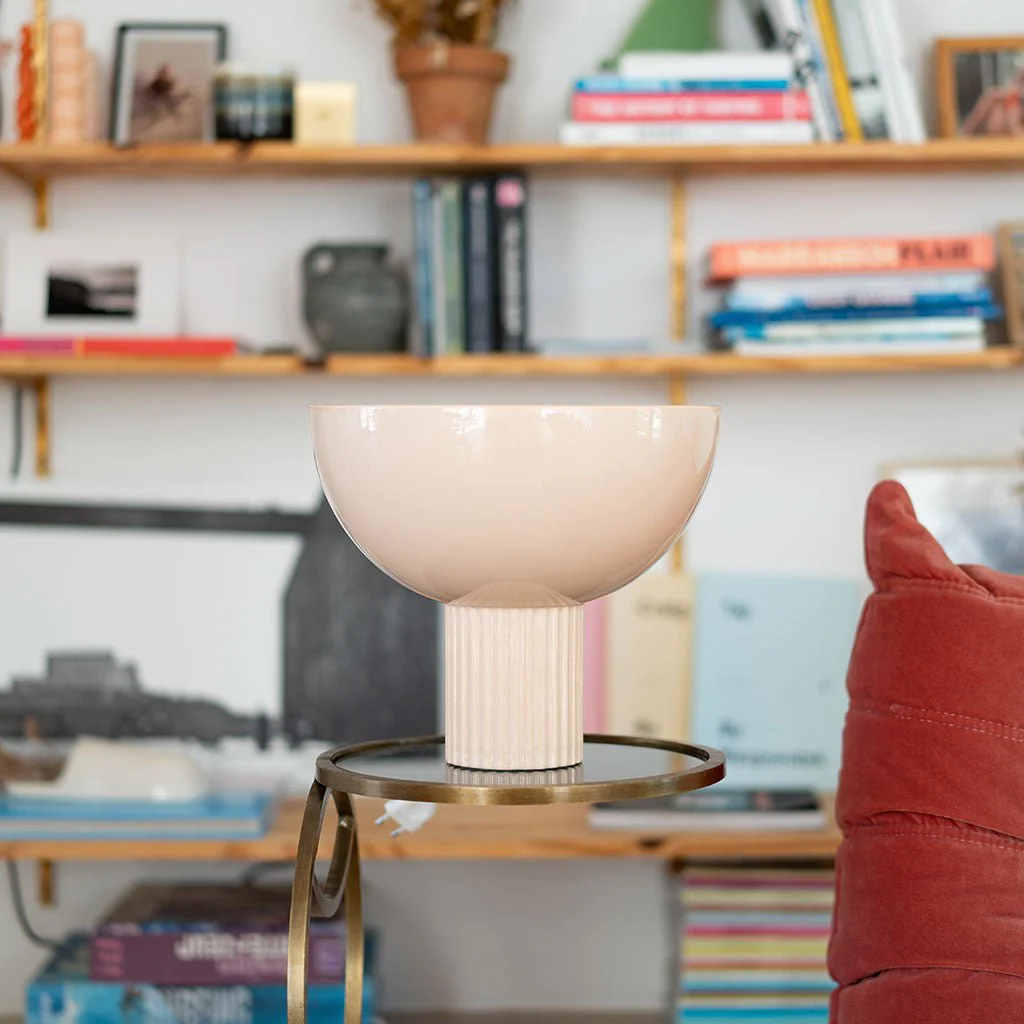 Lampe En Céramique Coupo - Poudré Brillant - Image 9