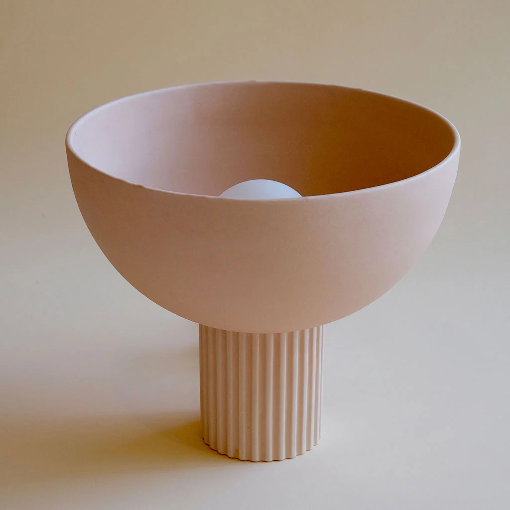 Lampe En Céramique Coupo - Poudré Mat - Image 2
