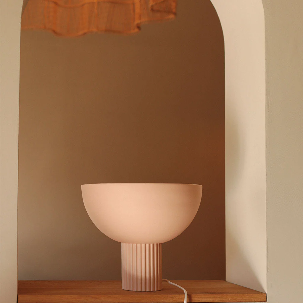 Lampe En Céramique Coupo - Poudré Mat - Image 5