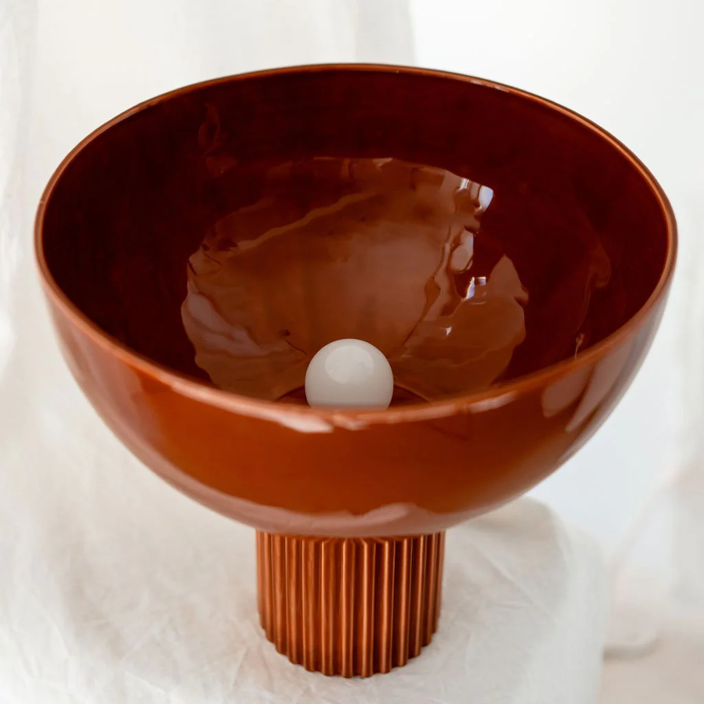 Lampe En Céramique Coupo - Terracotta - Image 2