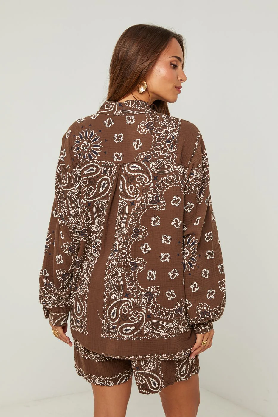 Ensemble Chemise Et Short - Choco - Image 2