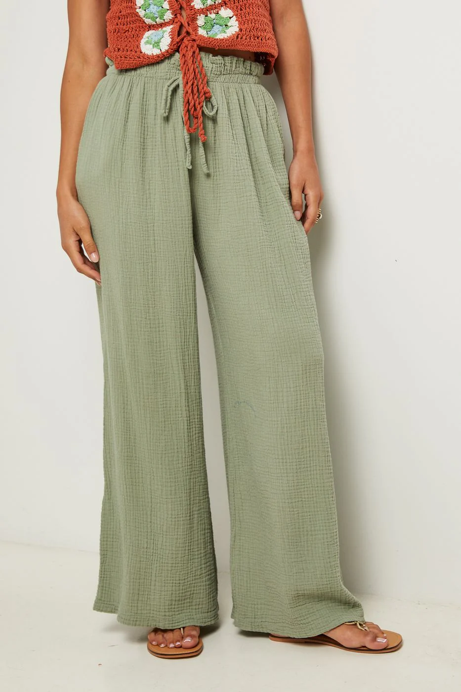 Pantalon - Kaki - Image 4