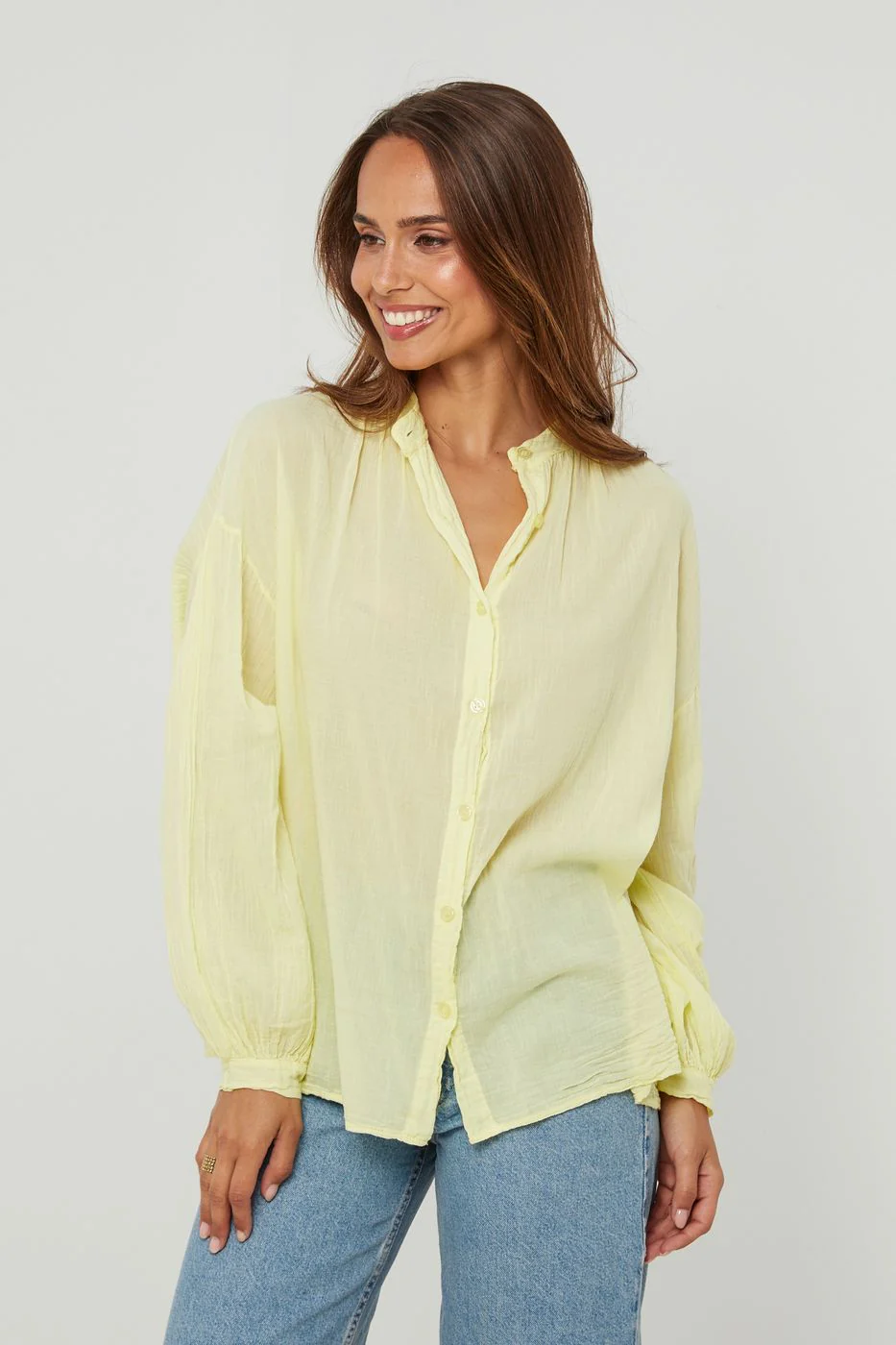 Chemise - Jaune - Image 4