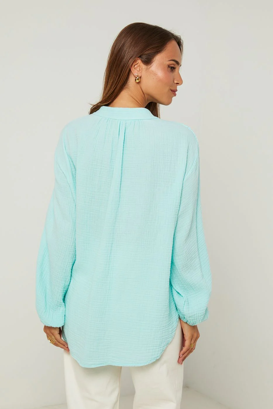 Chemise - Aqua - Image 2