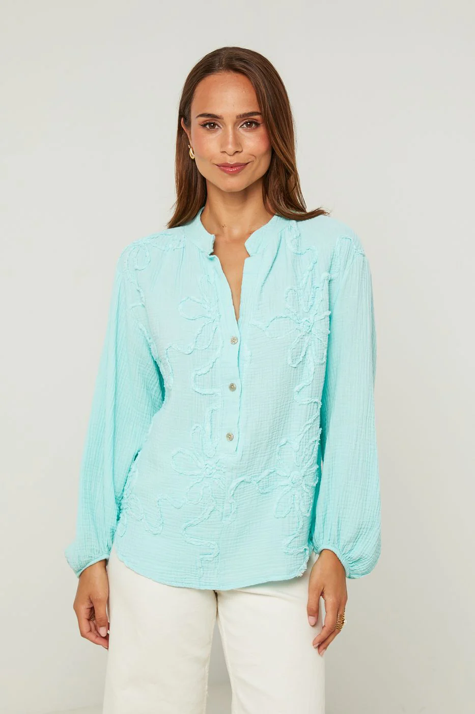 Chemise - Aqua - Image 4