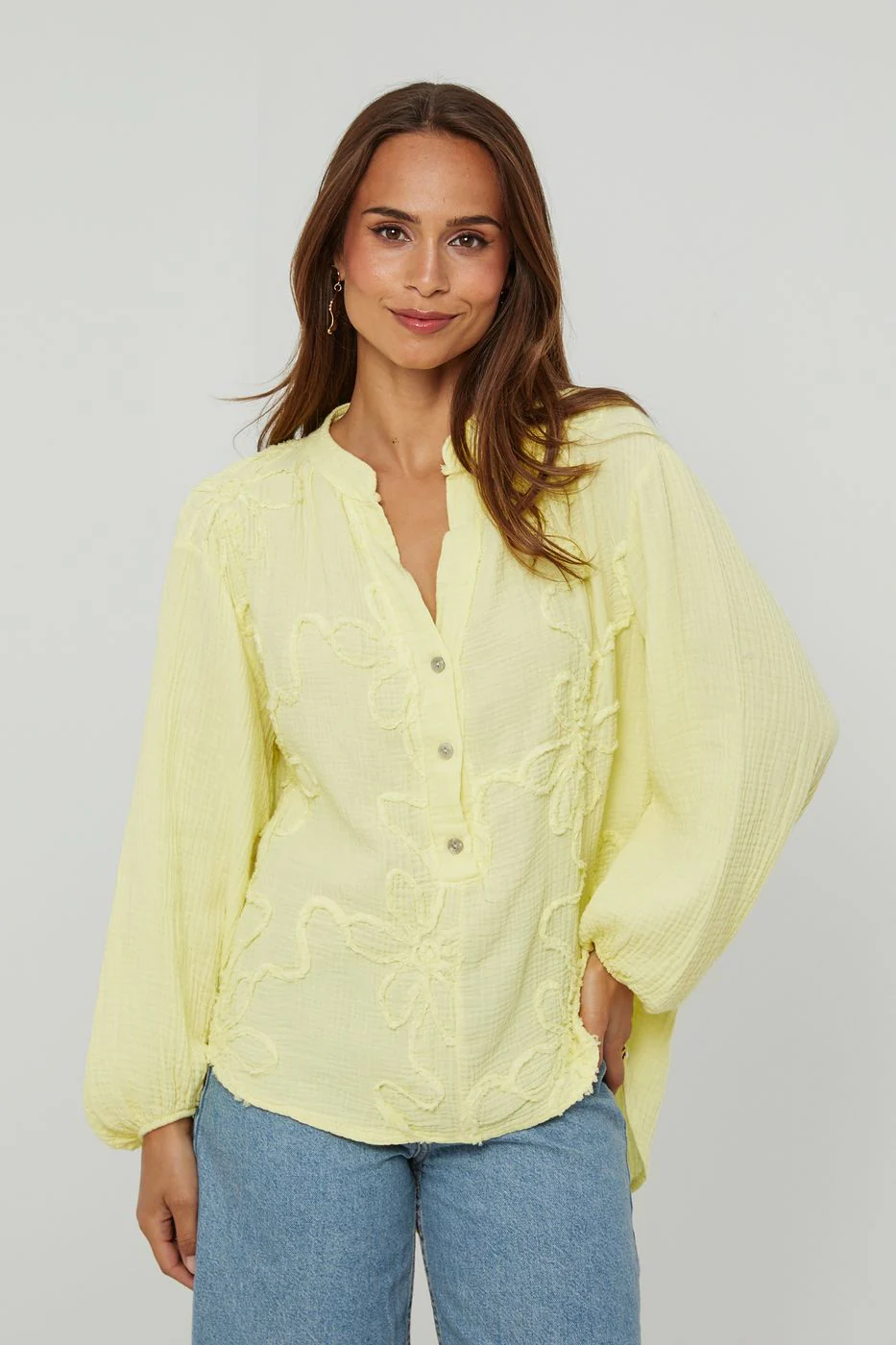 Chemise - Jaune - Image 2