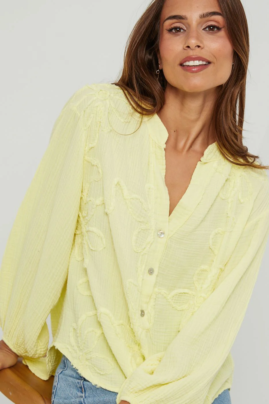 Chemise - Jaune - Image 3