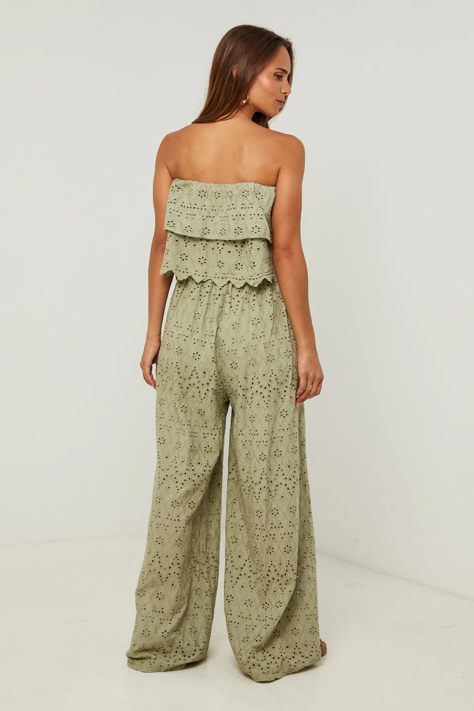 Ensemble Chemise Et Short - Kaki - Image 2