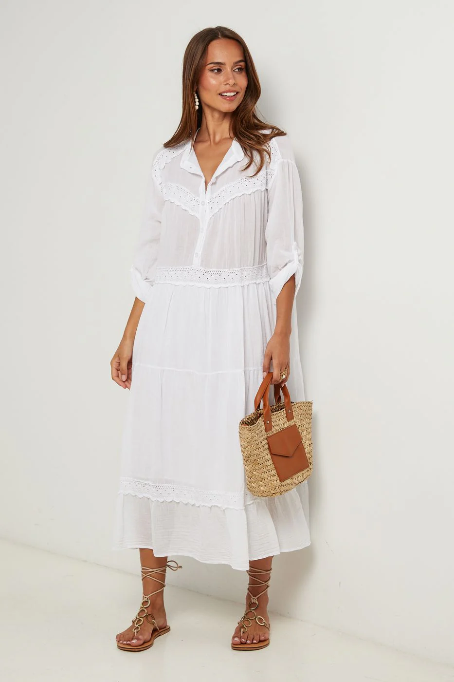 Robe - Blanc - Image 3