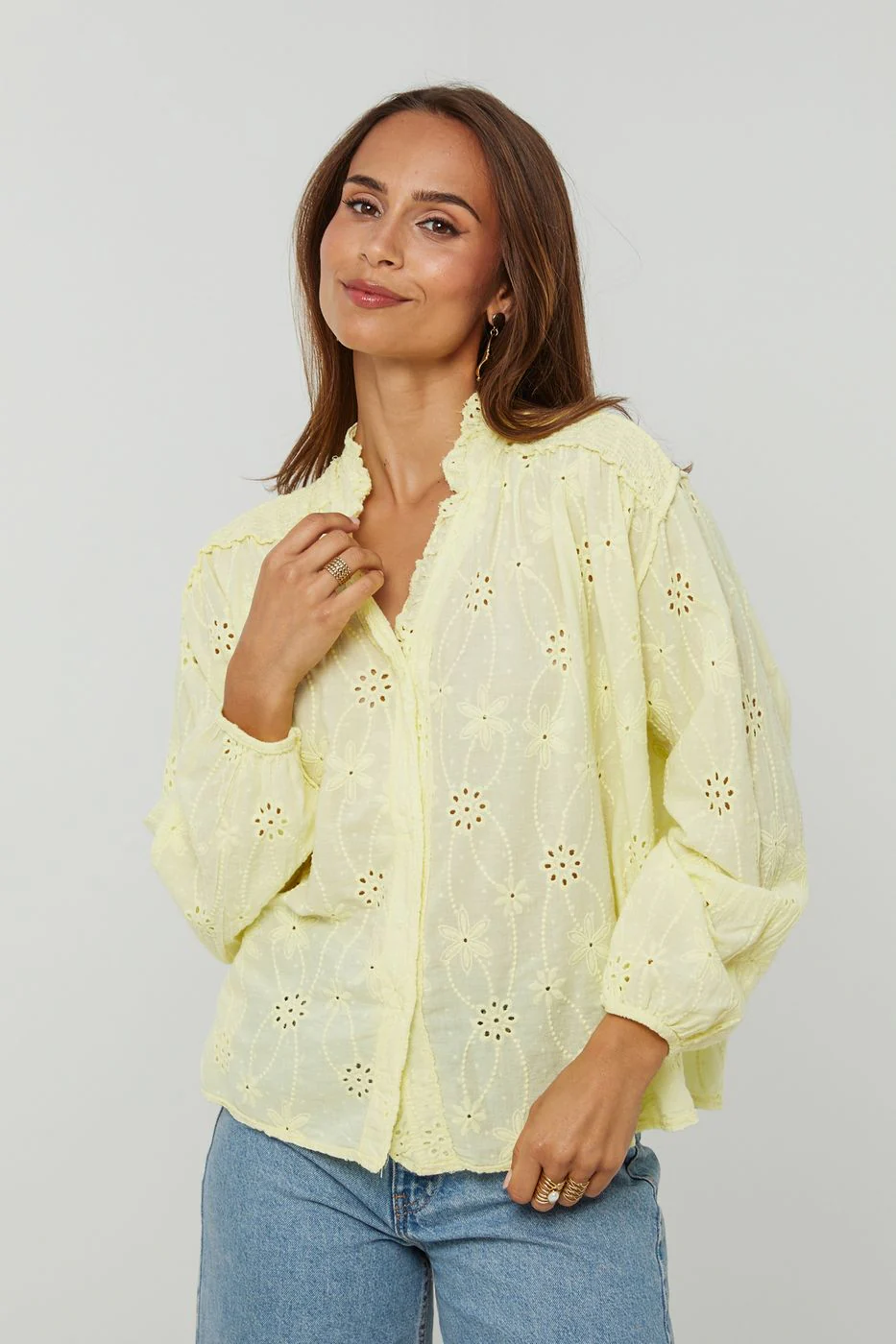 Chemise - Jaune - Image 4