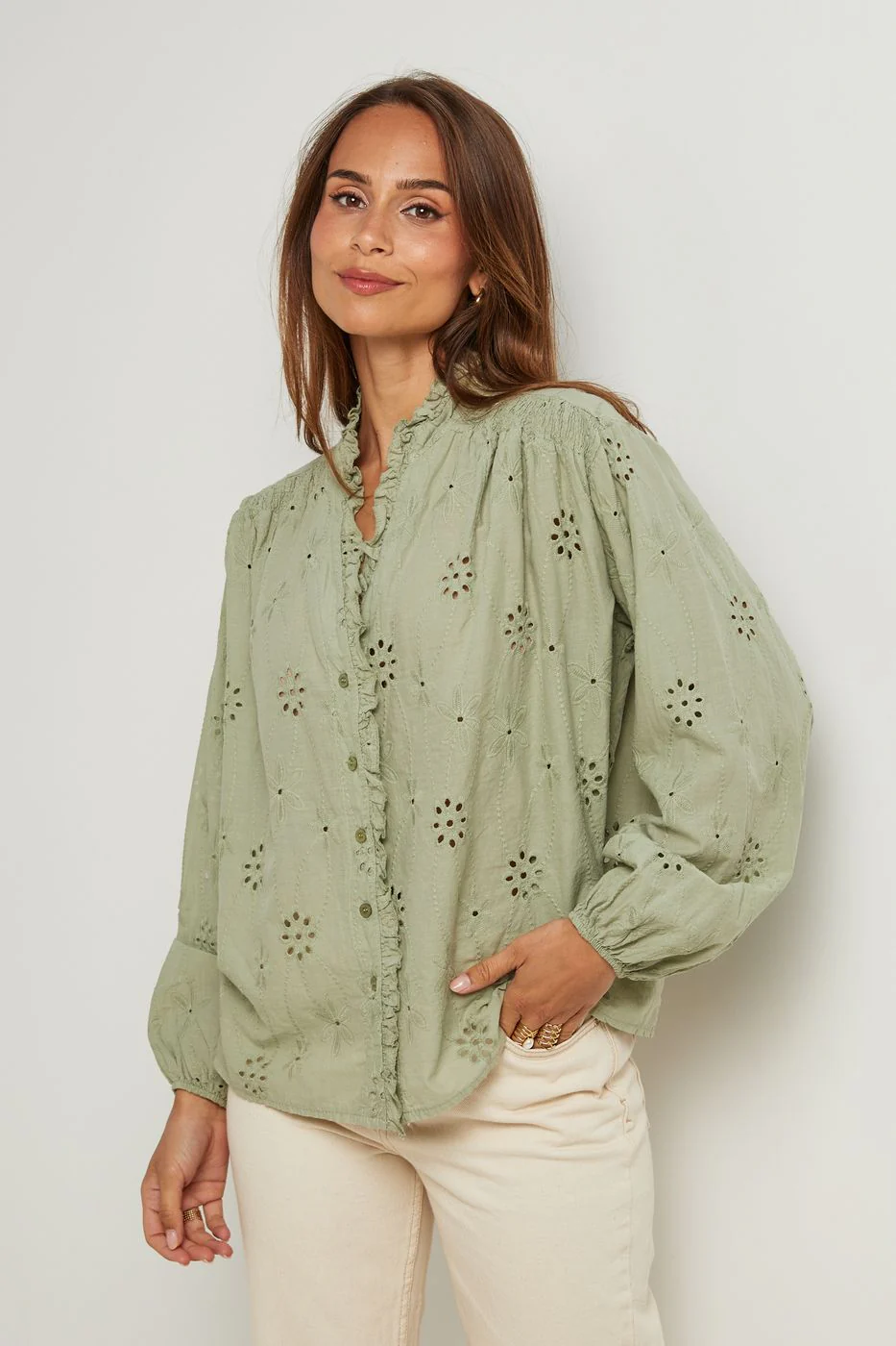 Chemise - Kaki - Image 4