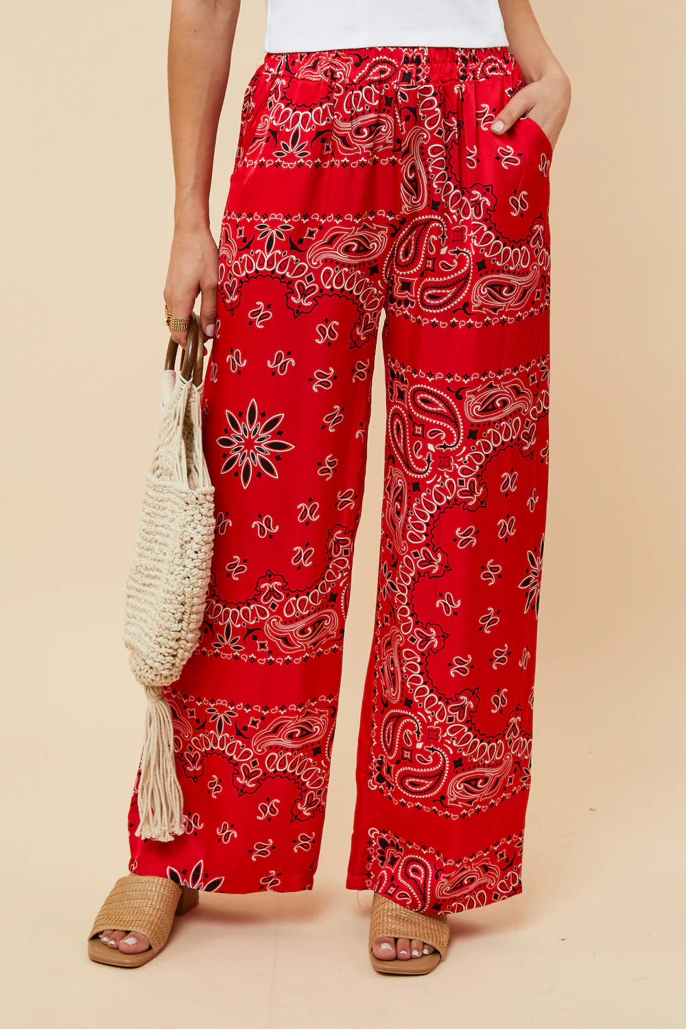 Pantalon - Rouge - Image 2