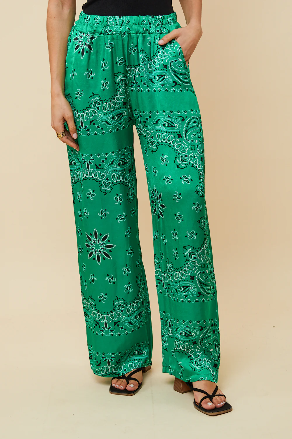 Pantalon - Vert - Image 2