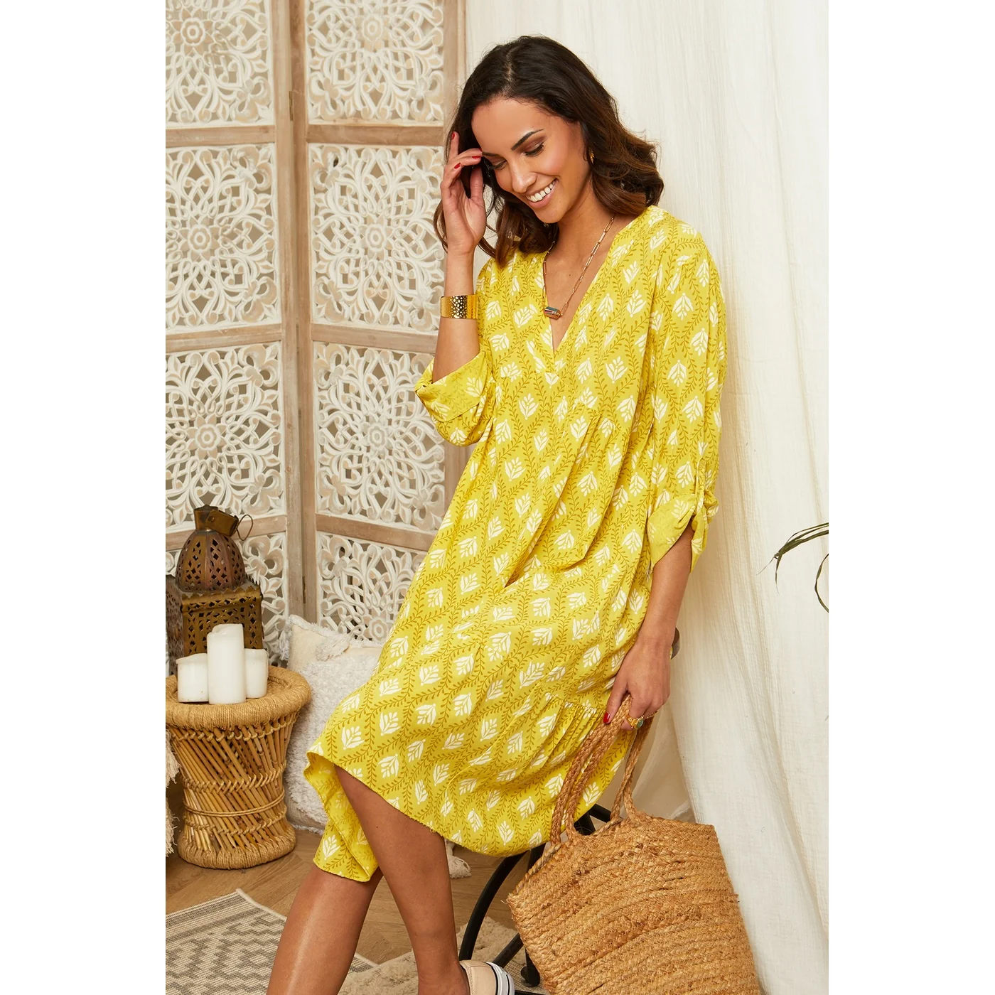 Robe - Jaune - Image 2