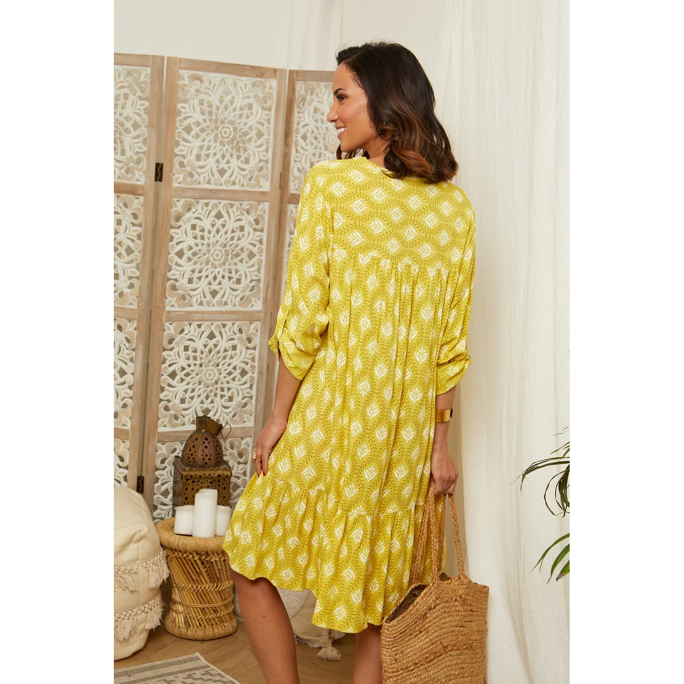 Robe - Jaune - Image 5