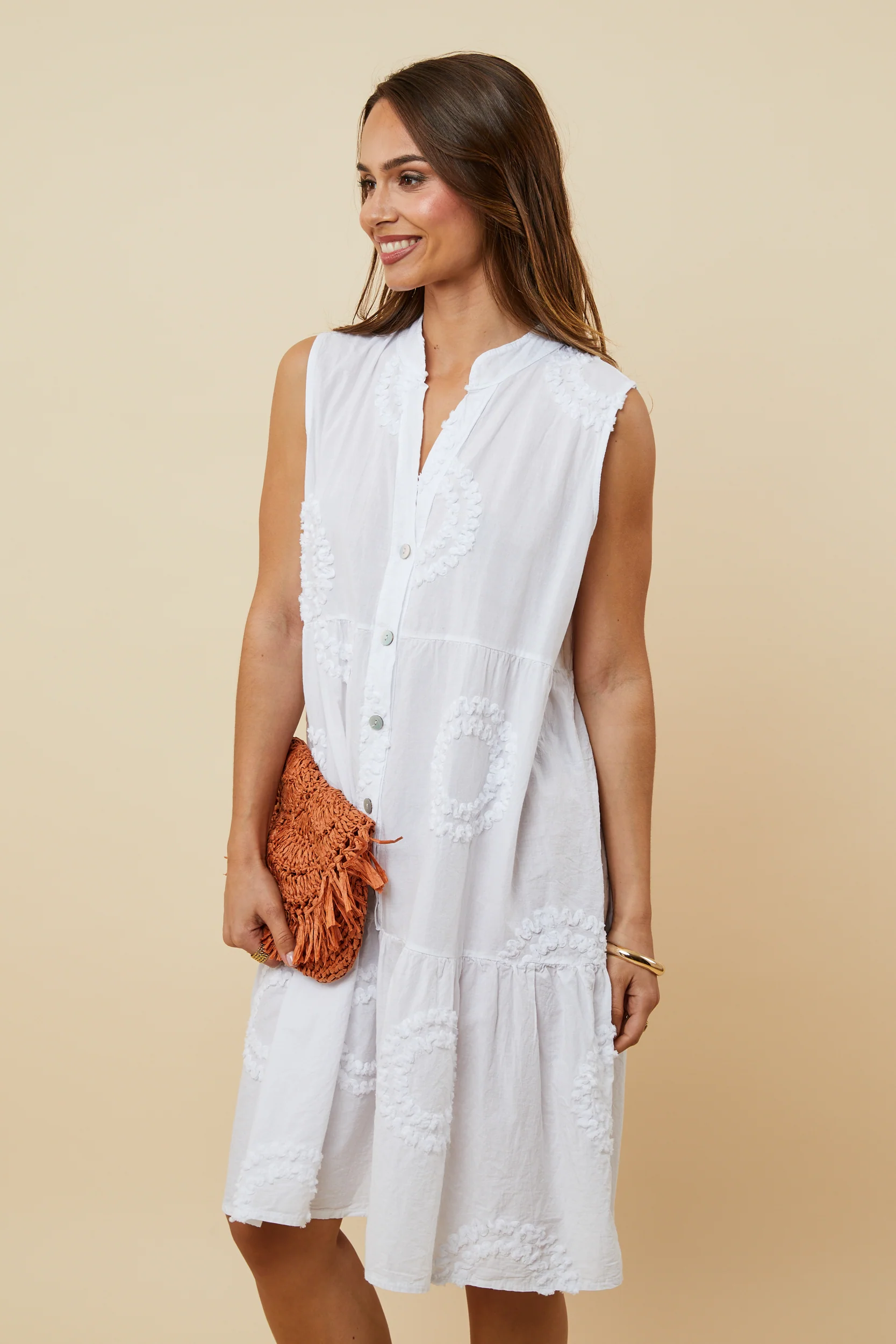 Robe - Blanc - Image 4