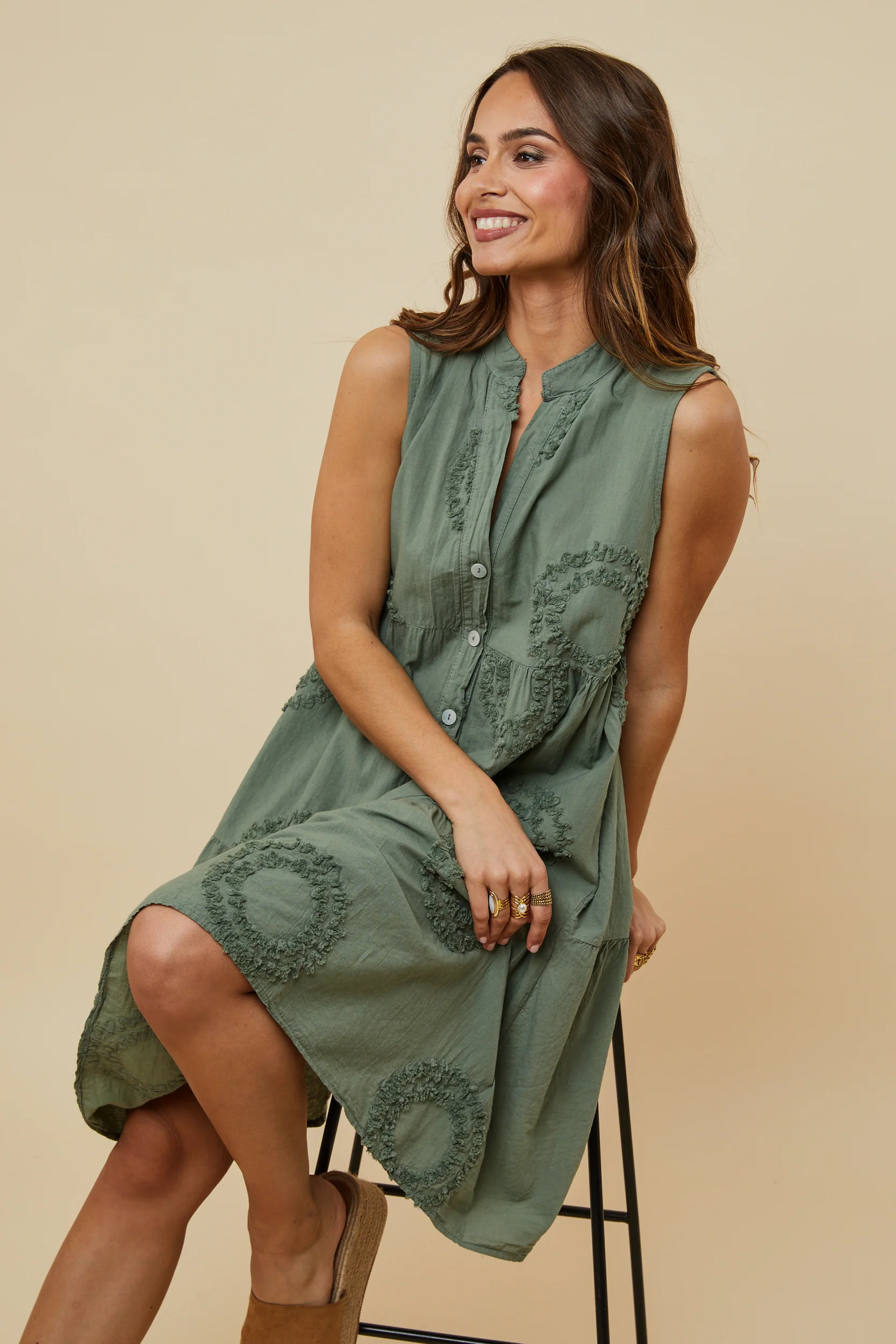 Robe - Kaki - Image 5